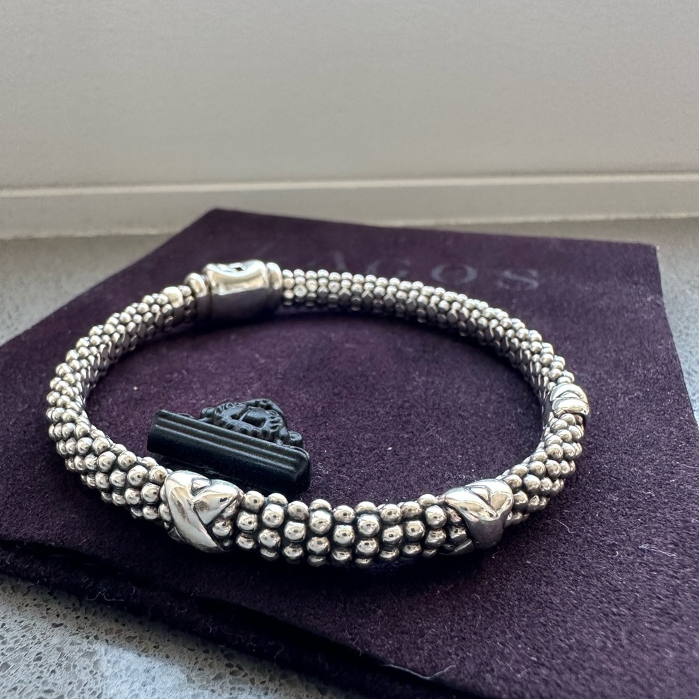 Lagos SIGNATURE CAVIAR BEADED X BRACELET